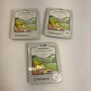 Westinghouse‎ Waxfree Garden Party Home Fragrance Disks Lot of 3 NEW